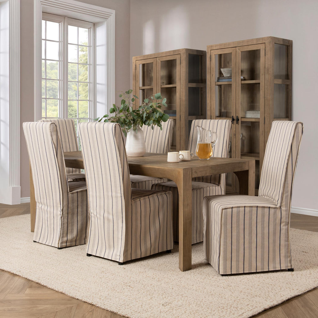 Crest - Dining Table - Warm Natural, alternate view 2 with solid wood