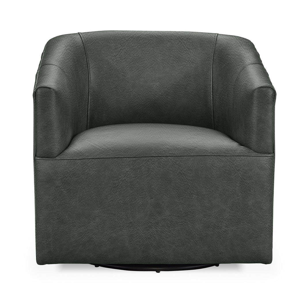 Vernon - Swivel Chair, alternate view 7 with top-grain leather