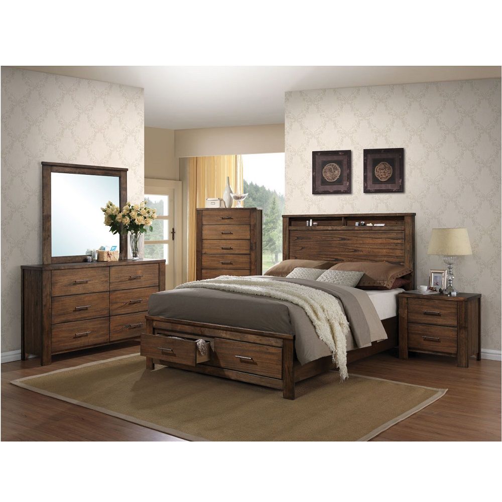 Merrilee - Dresser - Oak, alternate view 2 with wood construction