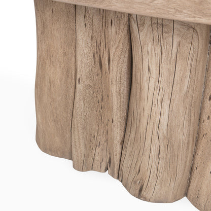 Terra - Dining Table - Sandstone Greige, alternate view 5 with wood construction