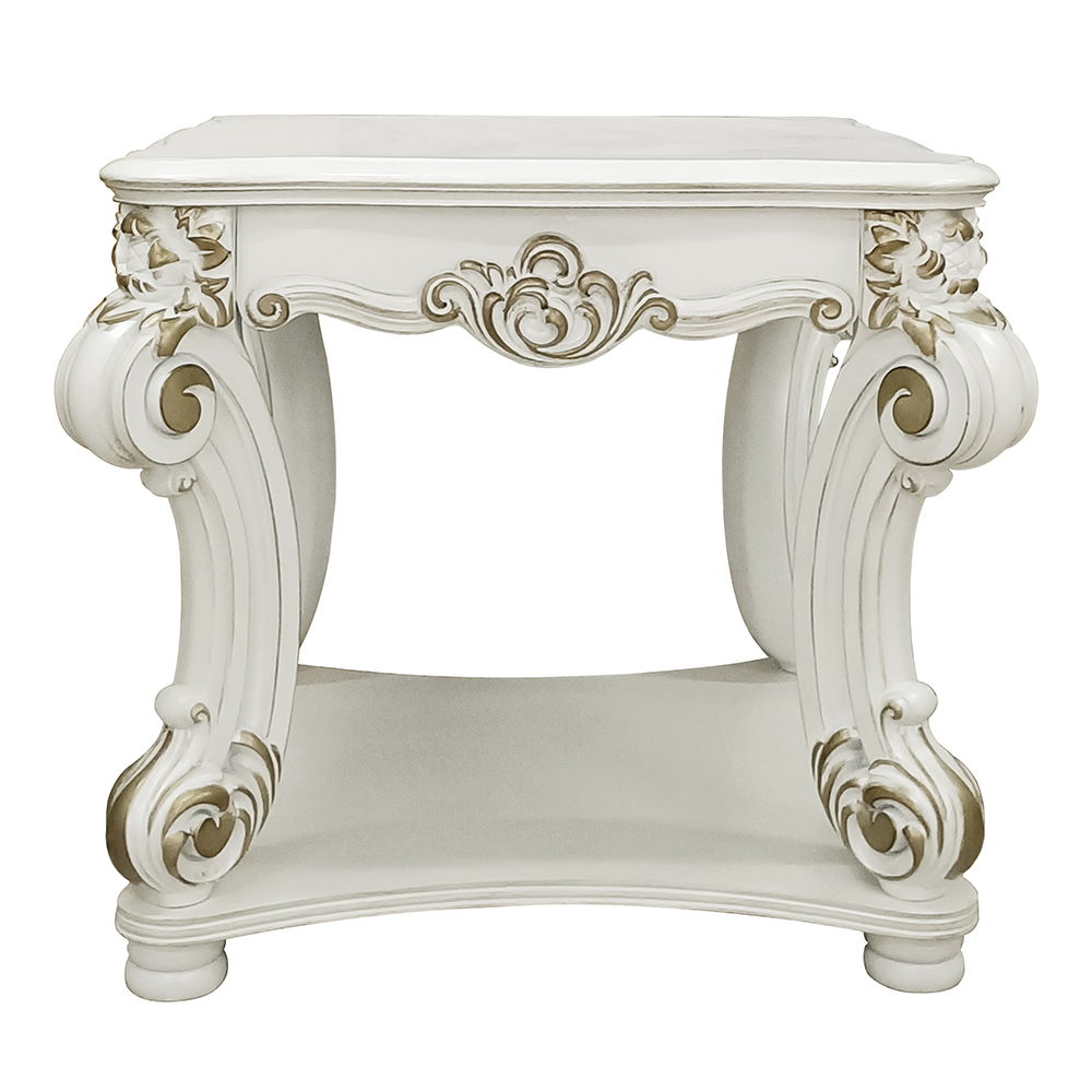 Vendome - 31" End Table - Antique Pearl, alternate view 4