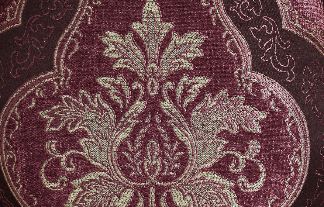Bernadette - Side Chair (Set of 2) - Pattern Fabric & Gold
