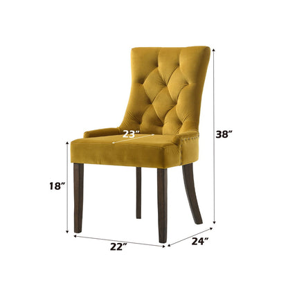 Farren - Side Chair, alternate view 10 with velvet upholstery