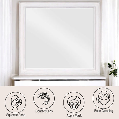 Katia - Mirror - Rustic Gray & Weathered White