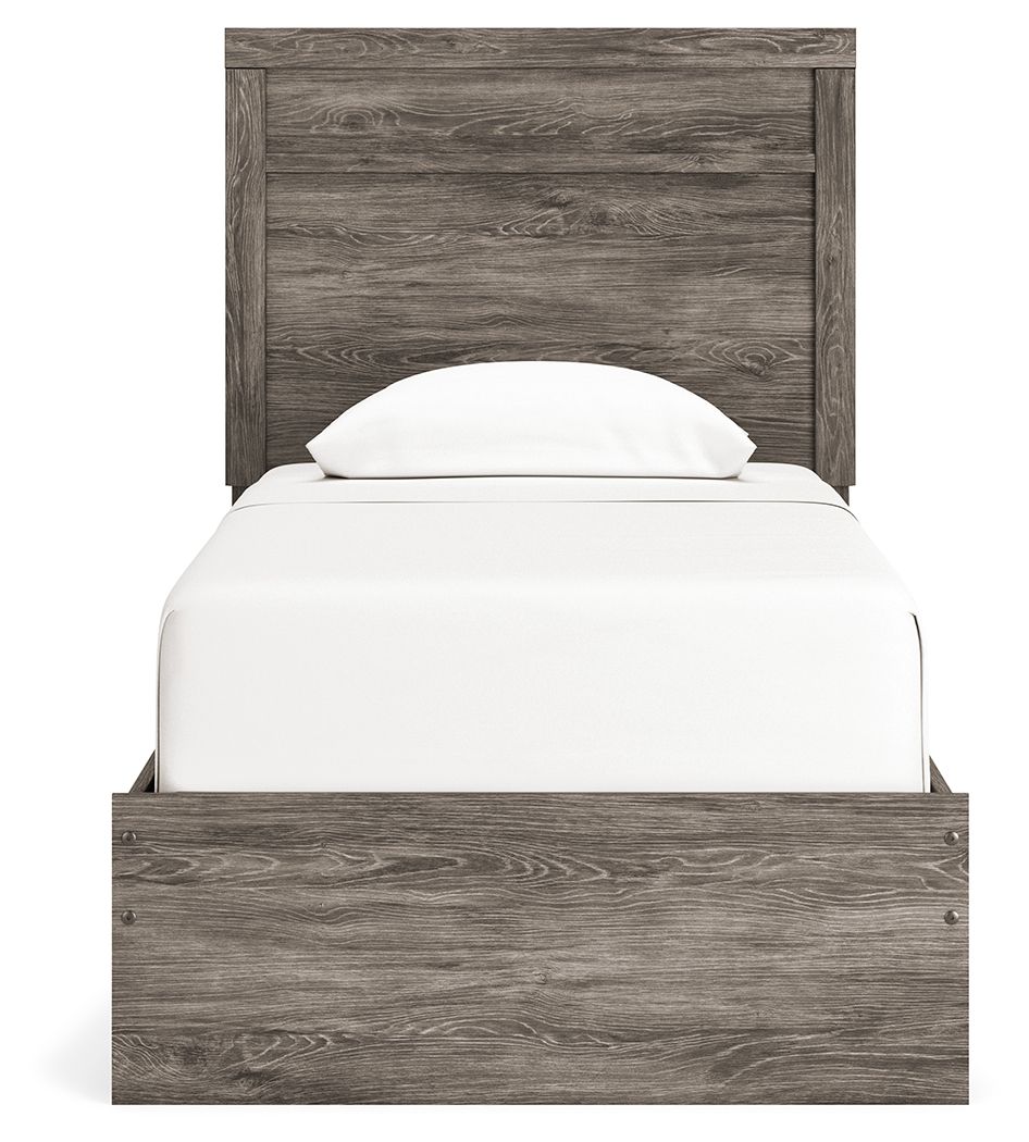 Ralinksi - Panel Bed, alternate view 9 with linen fabric