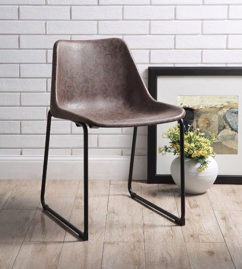 Valgus - Side Chair, product view with faux leather