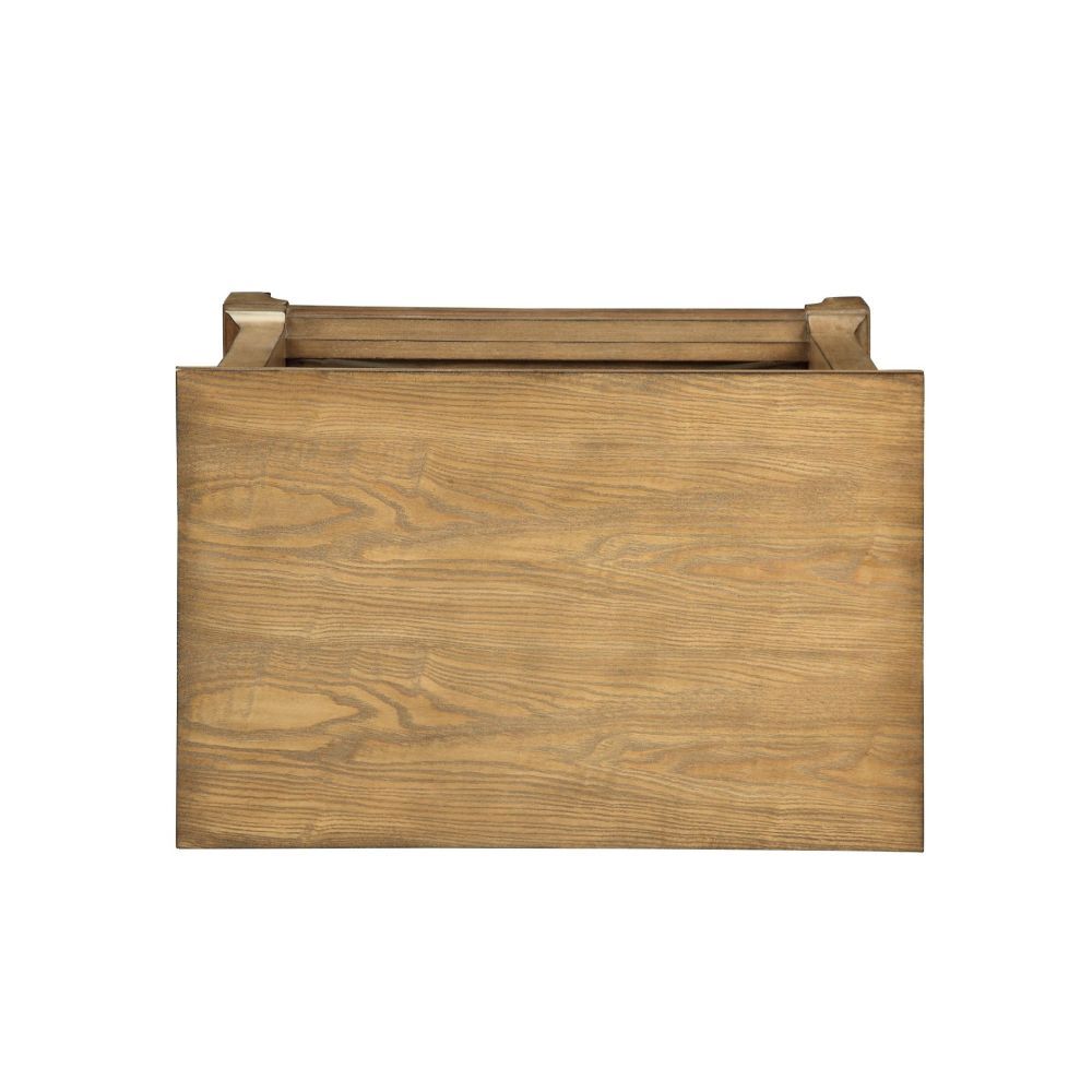 Hiroko - End Table - Oak, alternate view 2 with solid wood