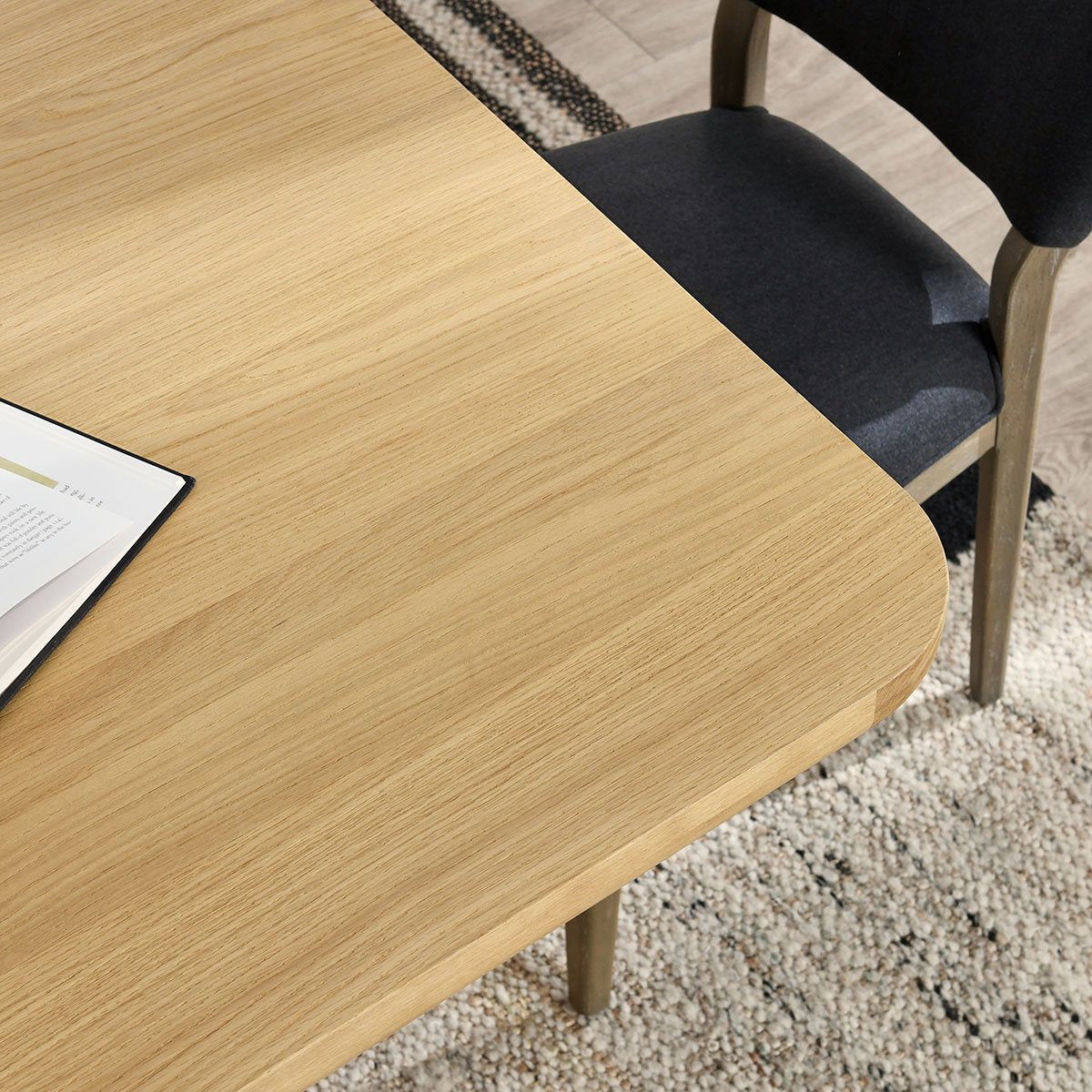 Orlando - Dining Table, alternate view 7 with wood construction