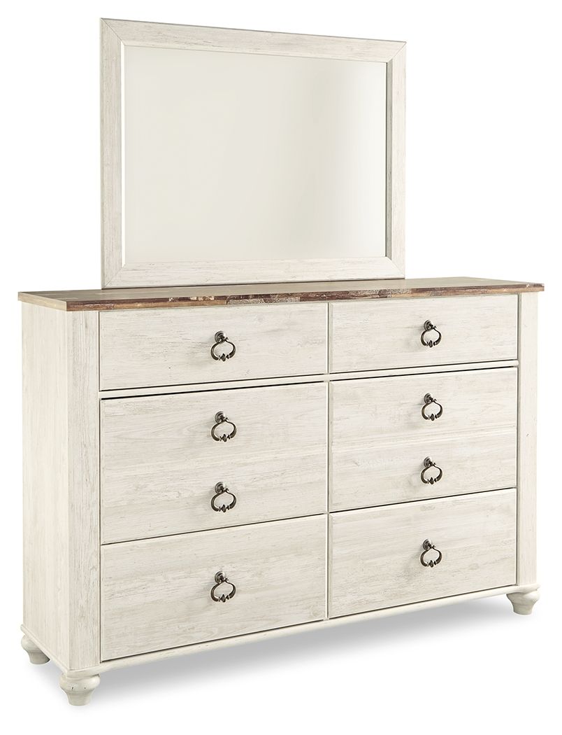 Willowton - Dresser, alternate view 2 with wood construction