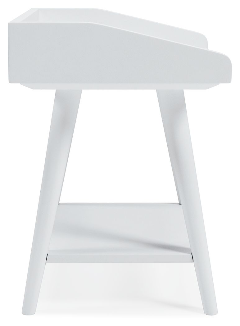 Blariden - Accent Table - White, alternate view 7 with engineered wood