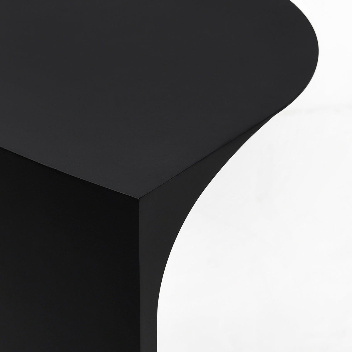 Cote - 16" Metal Accent Table - Black, alternate view 3
