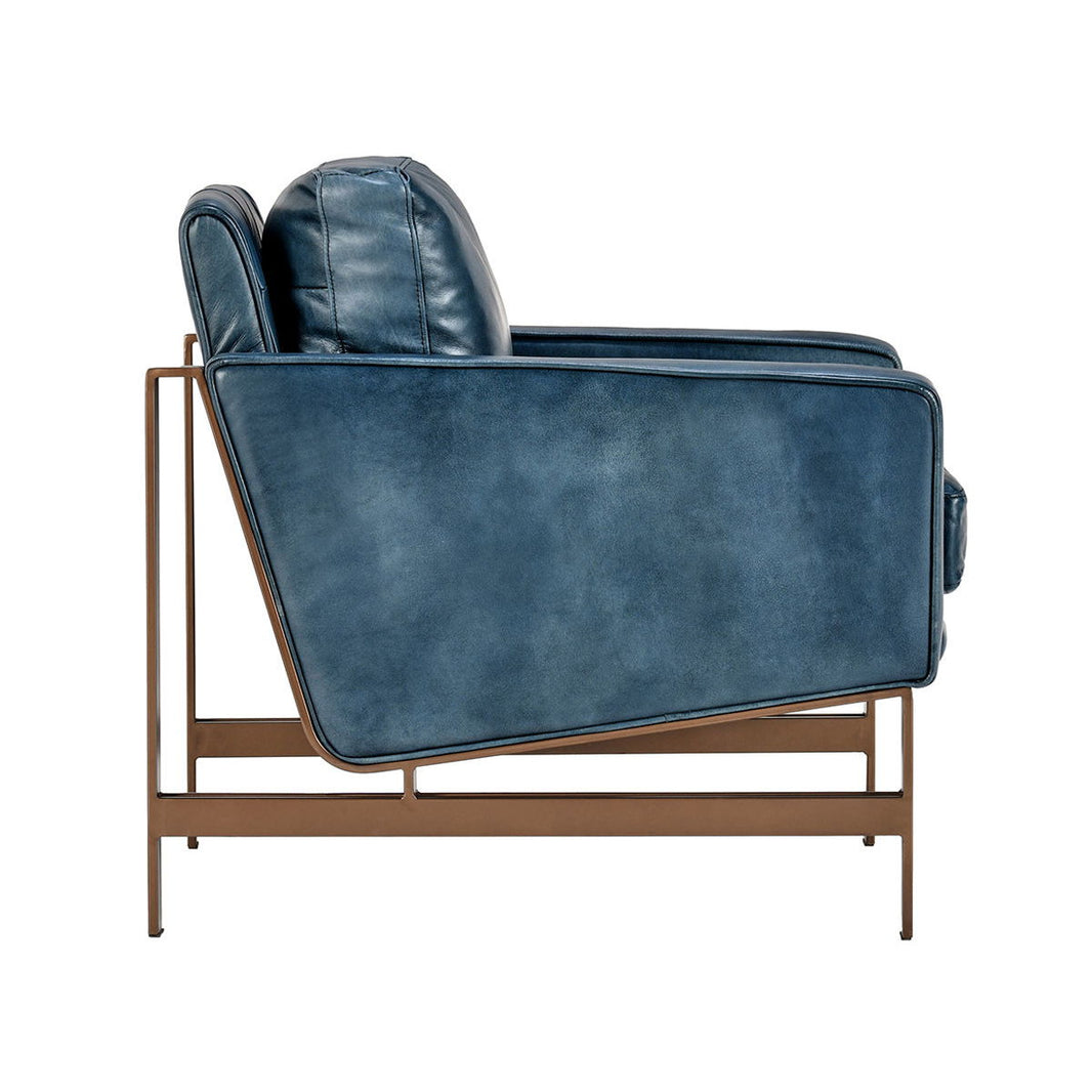 Chazzie - Club Chair - Ocean Blue