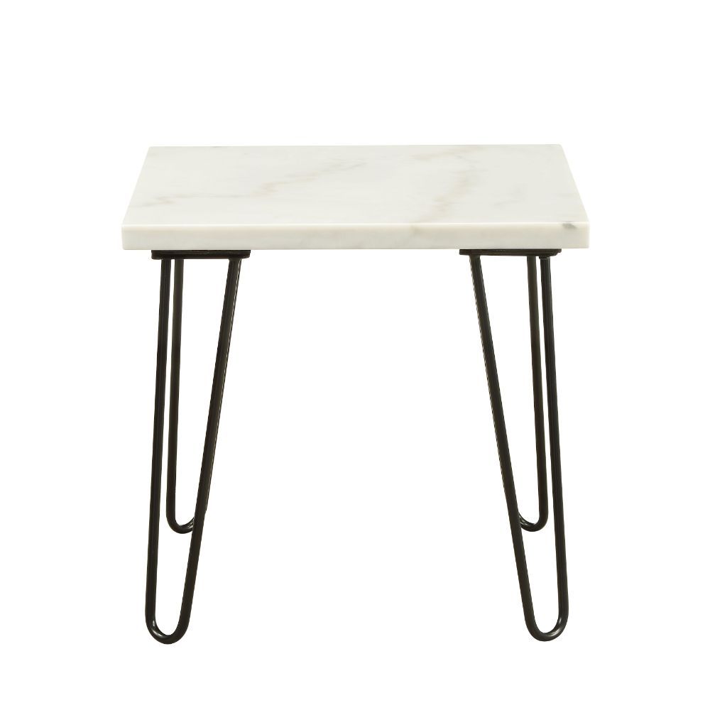 Telestis - End Table, alternate view 4 with marble