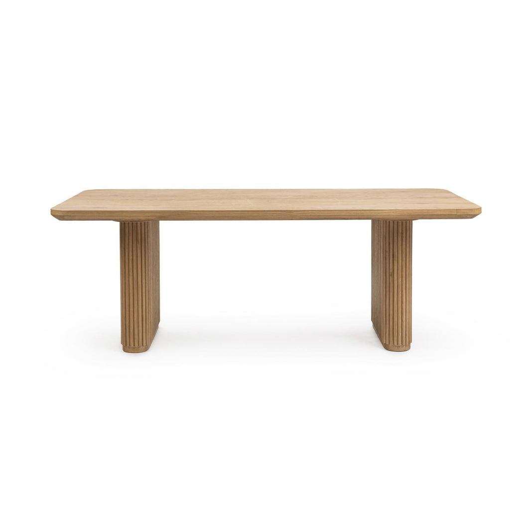 Vander - Oak Wood 84" Dining Table, alternate view 2
