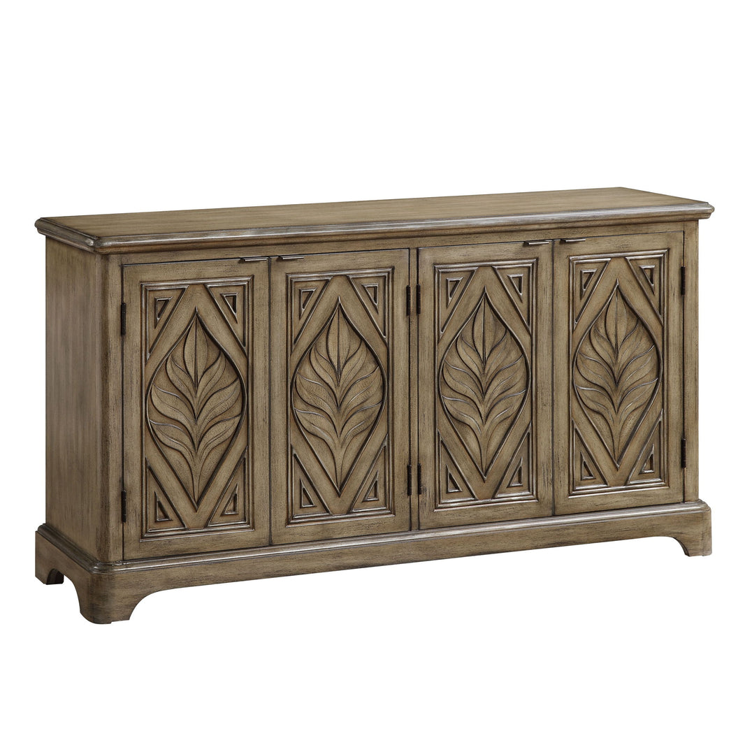 Orana - Console Cabinet - Oak, product view with wood construction