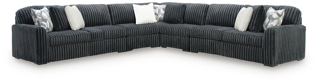 Midnight-Madness - 5 Piece Sectional