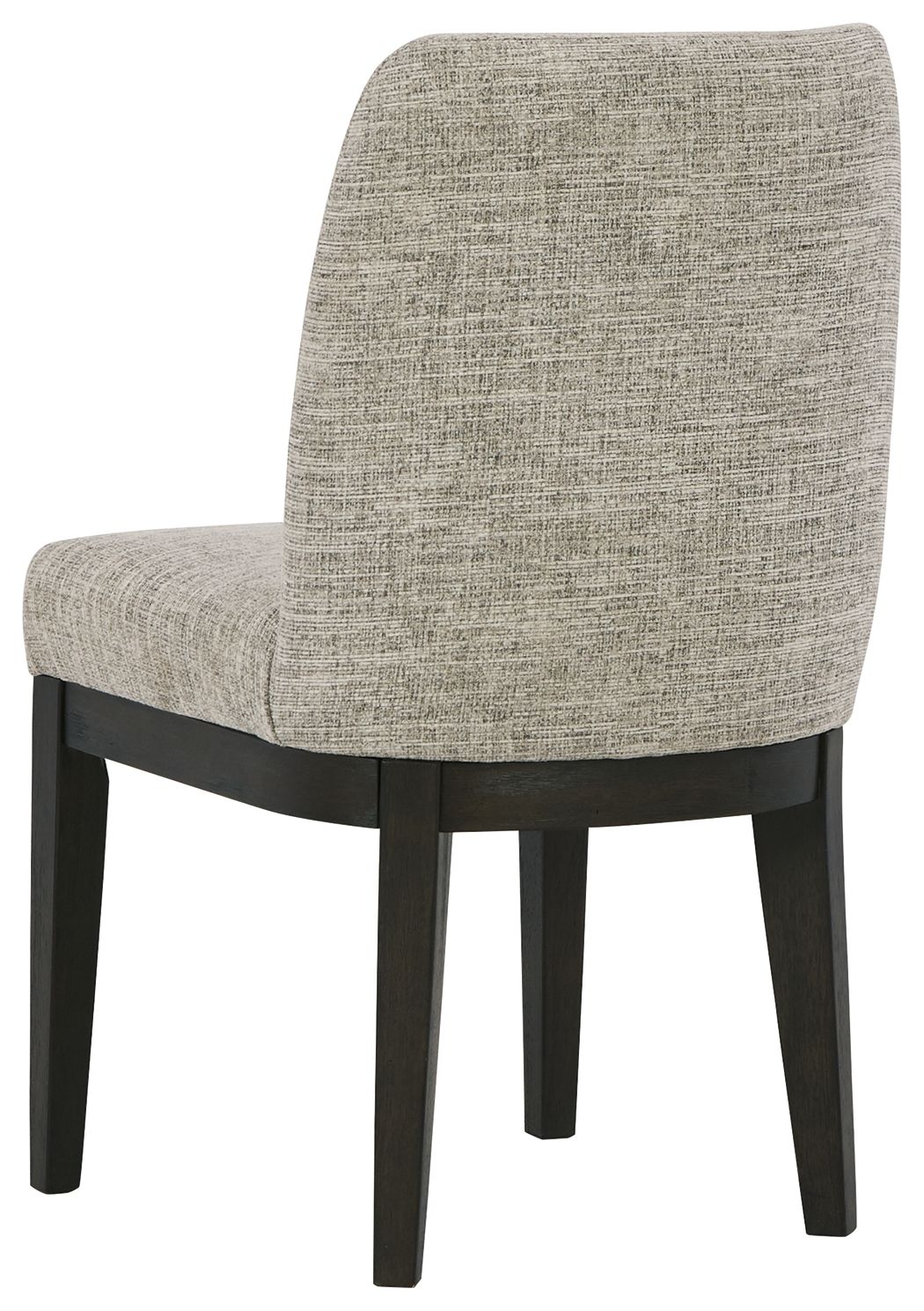 Burkhaus - Dining UPH Side Chair (Set of 2) - Beige / Dark Brown, alternate view 2 with polyester fabric