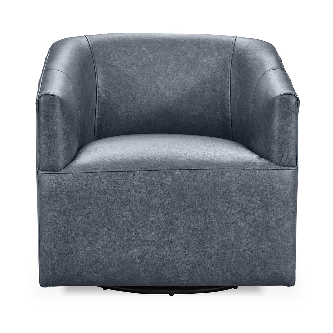 Vernon - Swivel Chair, alternate view 9 with top-grain leather