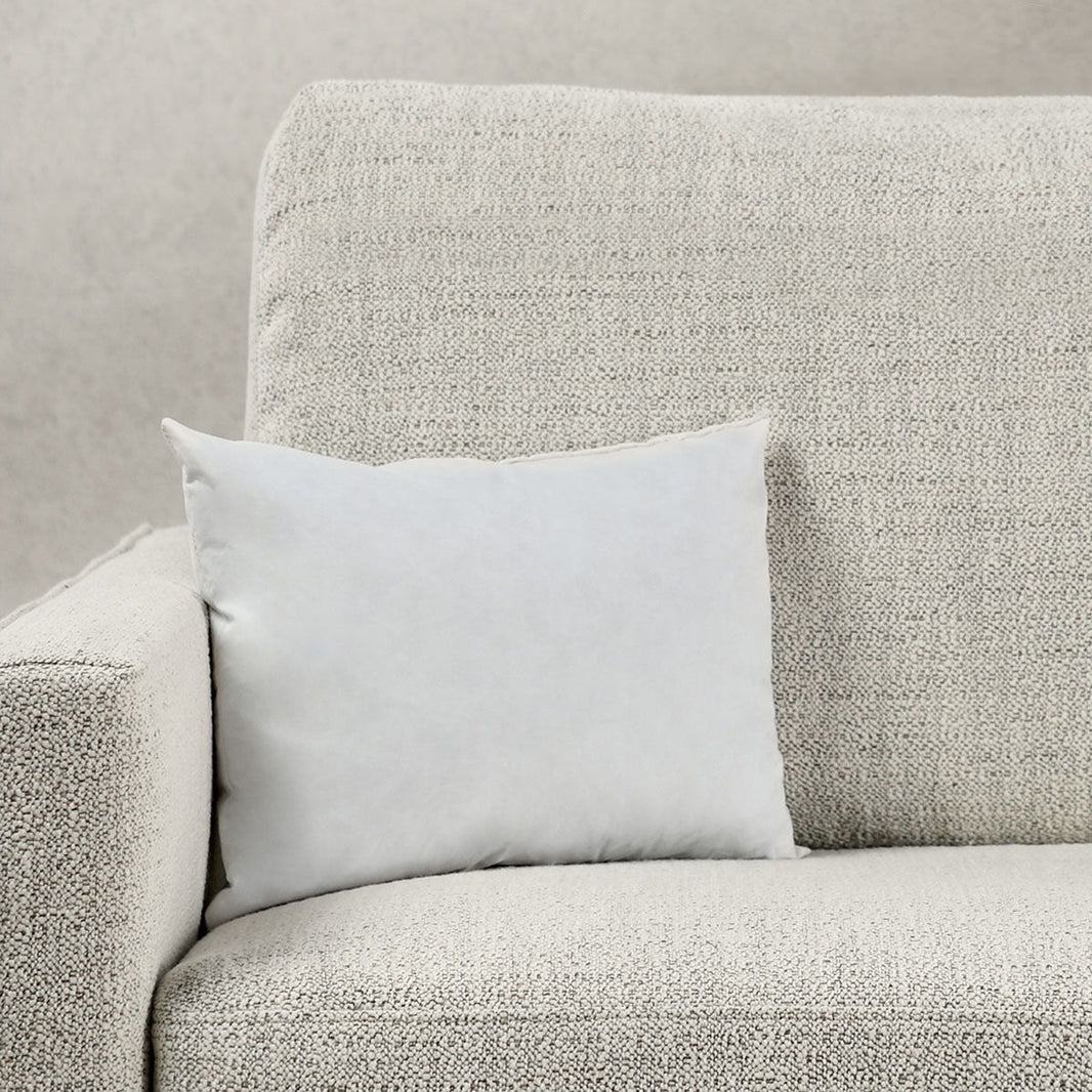 Villa - Feather Down Insert For Pillow, product view with cotton fabric