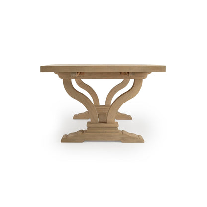 Julia - 86-110" Extension Dining Table - Soft Earth, alternate view 4 with solid wood