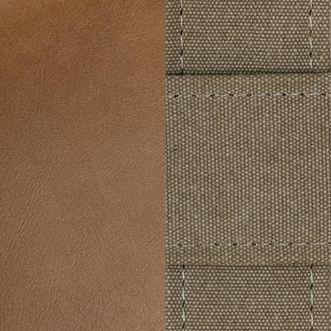 Casen - Accent Chair - Tan, alternate view 2 with top-grain leather