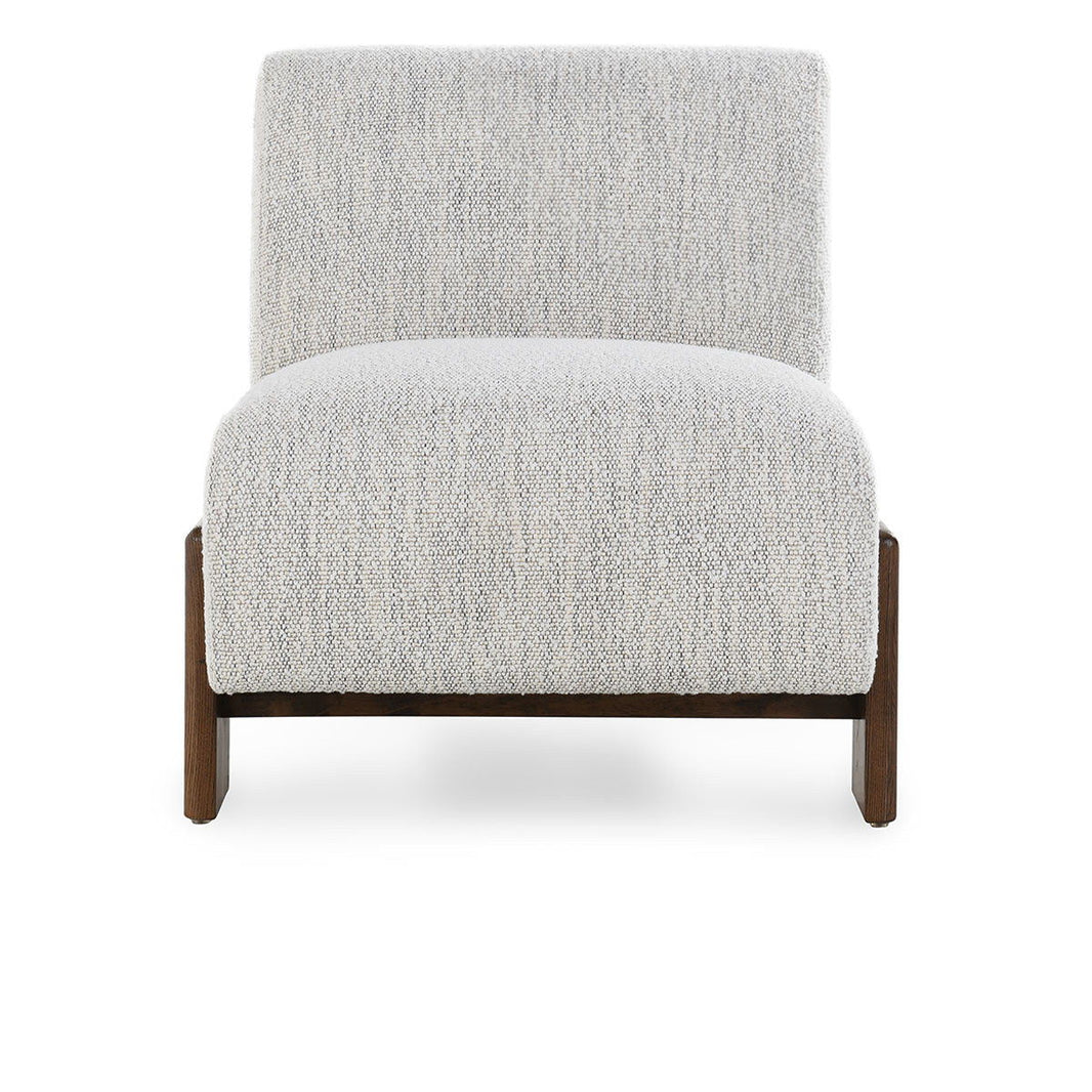 Chelsea - Accent Chair, alternate view 2 with wood construction