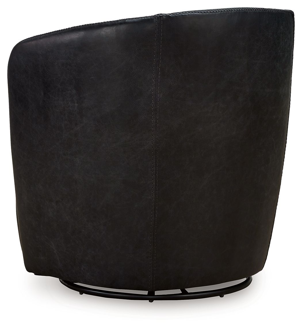 Kierreys - Swivel Chair, alternate view 10 with leather upholstery