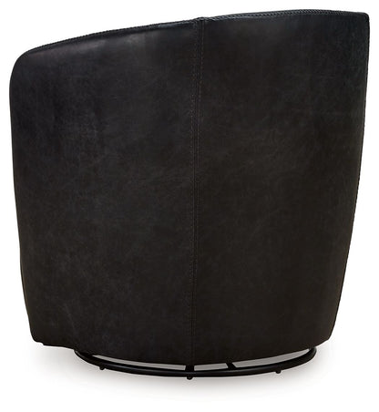 Kierreys - Swivel Chair, alternate view 10 with leather upholstery