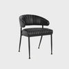Umbria - Dining Chair, product view with top-grain leather