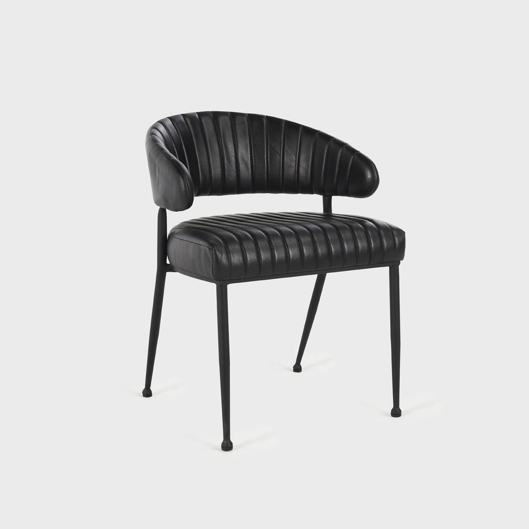 Umbria - Dining Chair, product view with top-grain leather