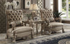 Dresden - Accent Chair w/1 Pillow, product view with velvet upholstery