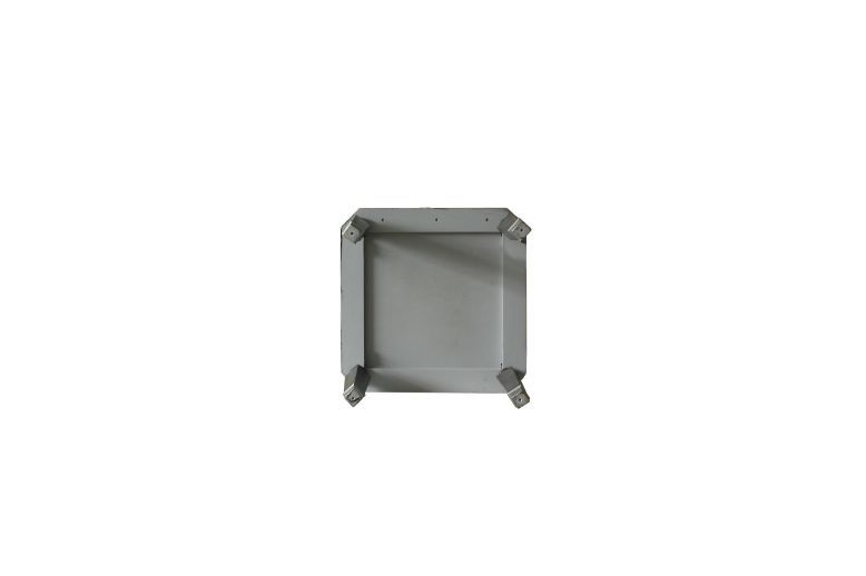 House Beatrice - End Table - Charcoal & Light Gray, alternate view 3 with wood construction