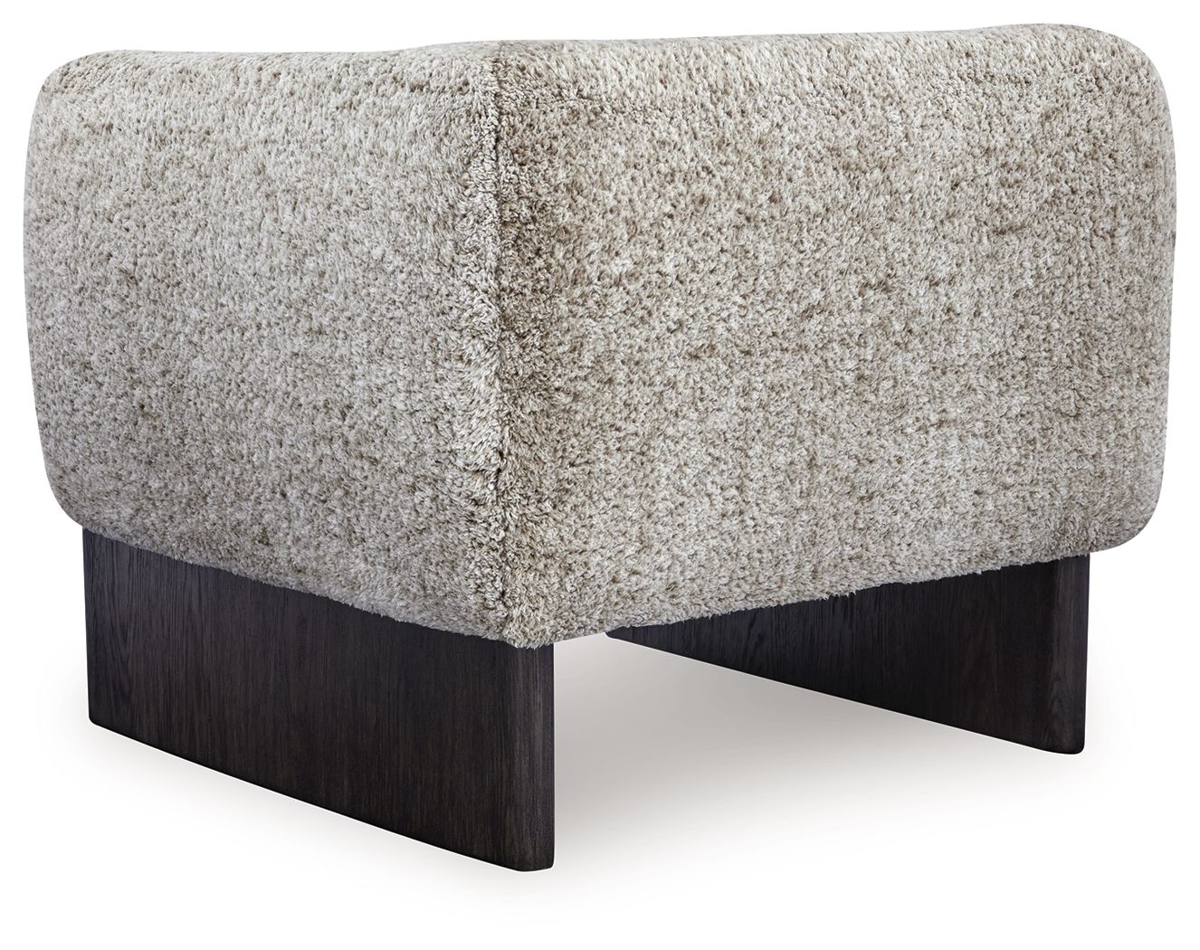 Olethea - Accent Chair - Oatmeal, alternate view 3 with engineered wood