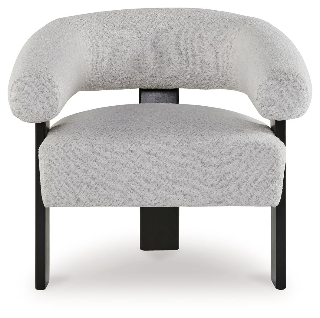 Dultish - Accent Chair - Snow, alternate view 2 with polyester fabric