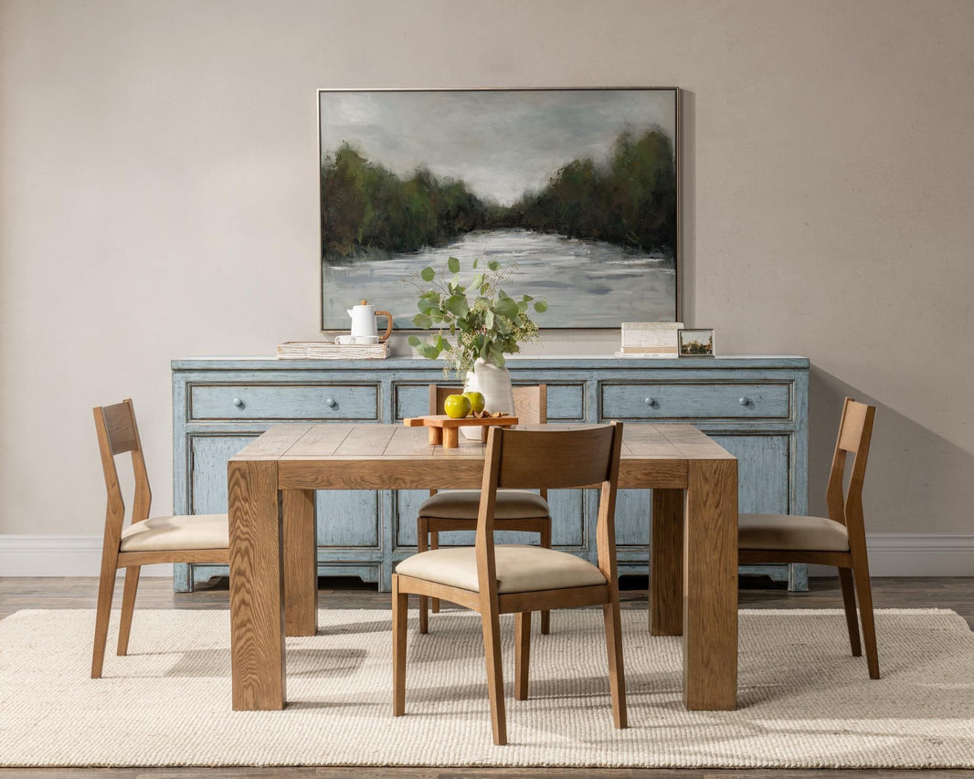 Gilcrest - Square Dining Table - Cafe Brown, alternate view 2 with wood construction