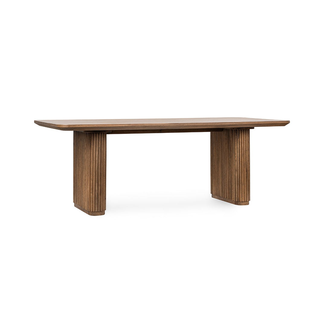 Vander - Oak Wood 84" Dining Table, alternate view 3