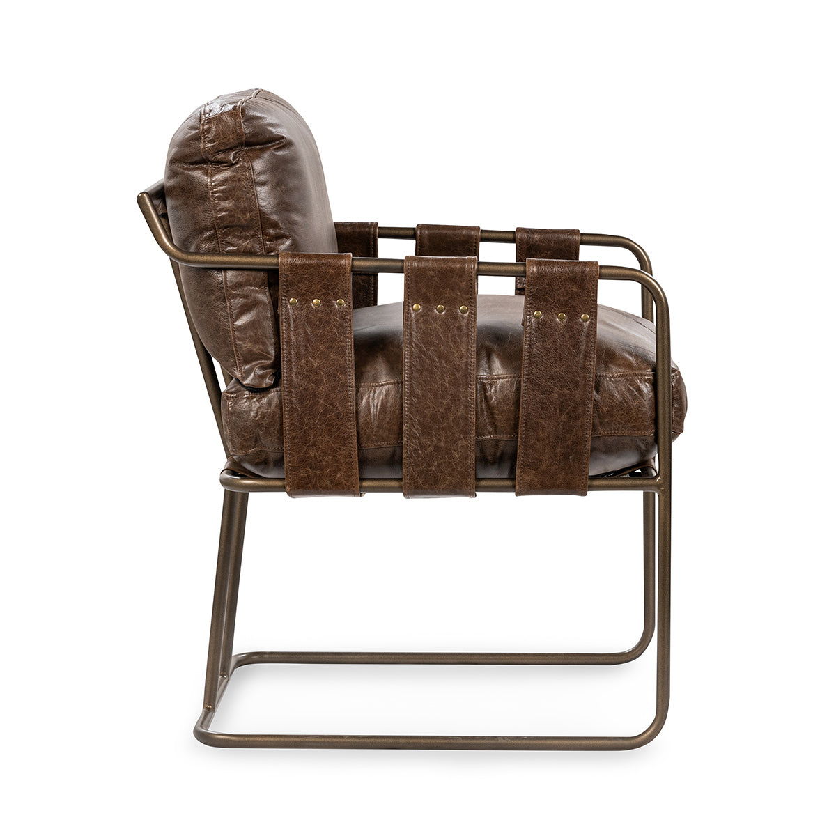 Strapling - Leather Dining Chair, alternate view 8 with top-grain leather