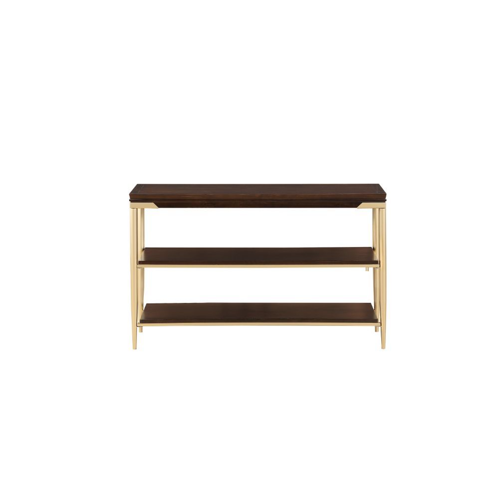 Eschenbach - Accent Table - Cherry, alternate view 2 with wood construction