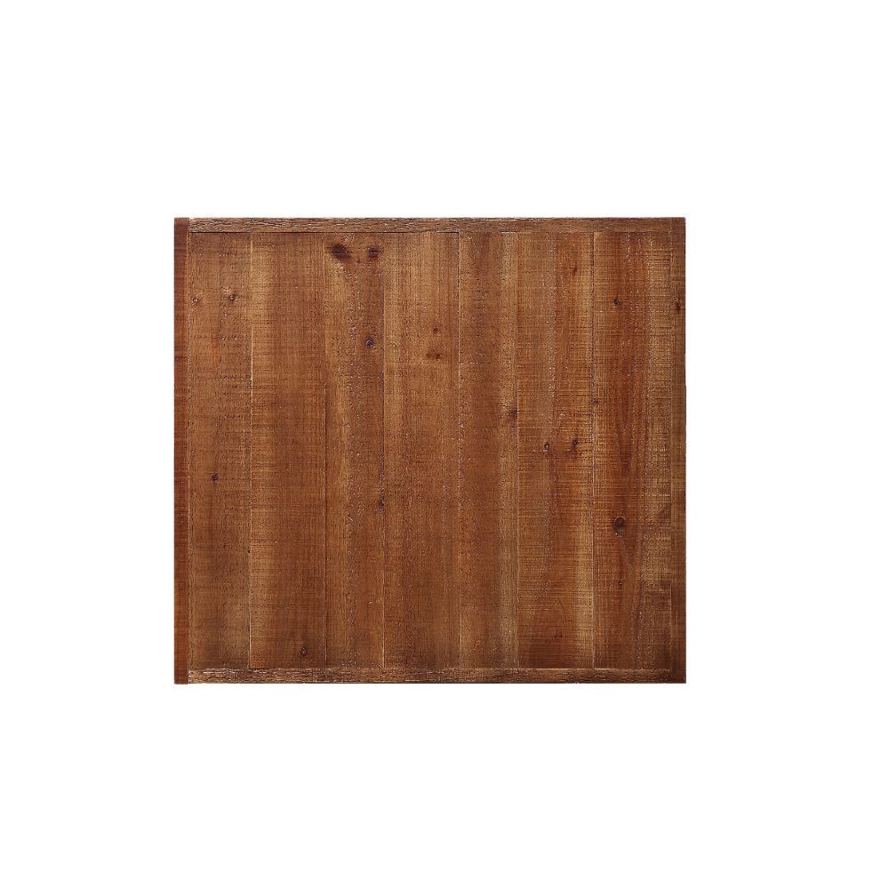 Ikram - End Table (Set of 2) - Weathered Oak & Sandy Black, alternate view 3 with wood construction