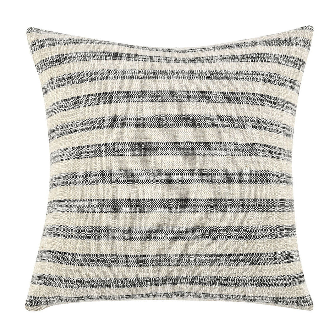 Linna - 24" x 24" Pillow - Natural / Black