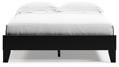 Finch - Platform Bed, alternate view 3 with wood construction