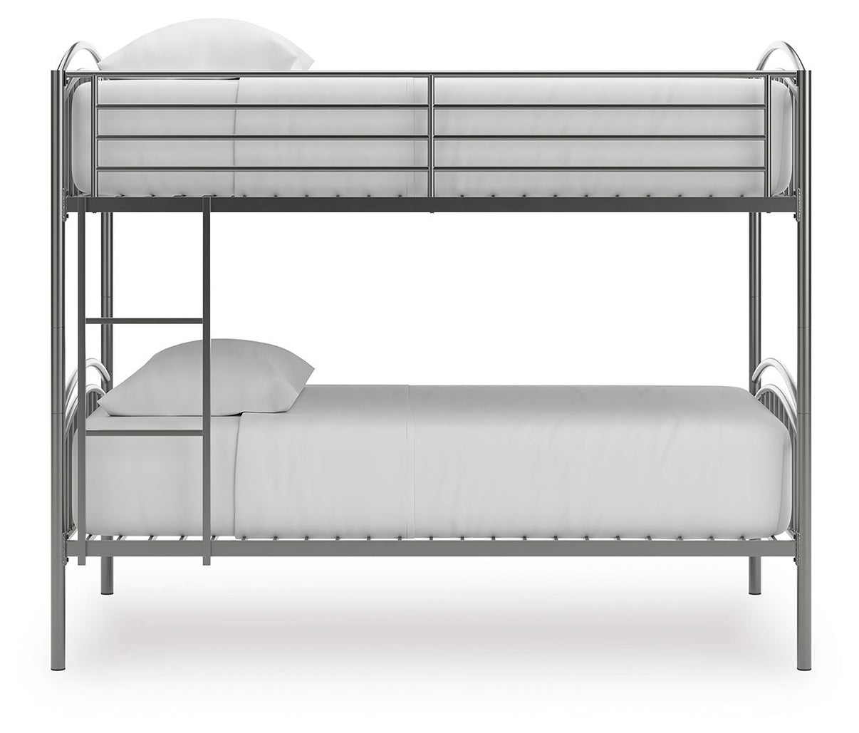 Lanceburg - Twin/Twin Bunk Bed With Ladder - Gray, alternate view 5