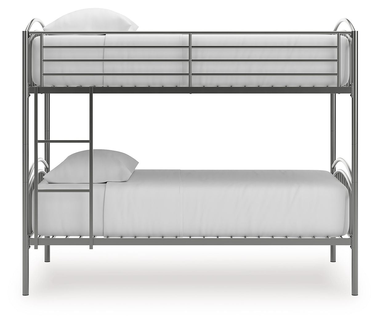 Lanceburg - Twin/Twin Bunk Bed With Ladder - Gray, alternate view 5