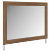 Broachmyn - Bedroom Mirror, product view with wood construction
