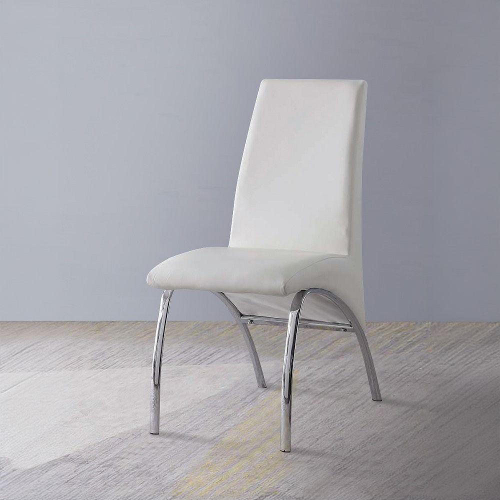 Pervis - Side Chair, product view with faux leather