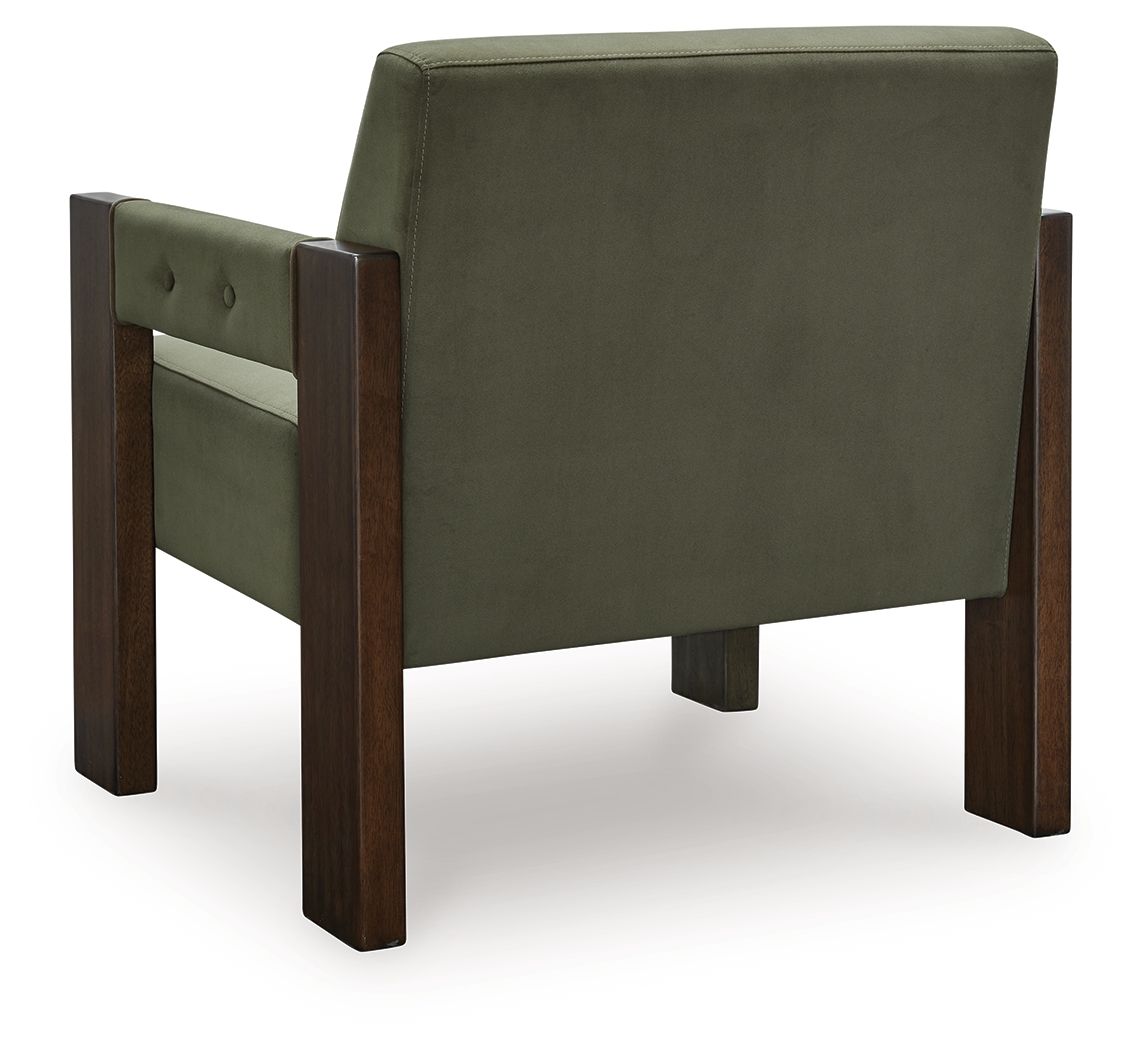 Adlanlock - Accent Chair, alternate view 5 with faux leather