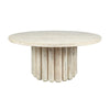 Tiber - Round Dining Table, product view with solid wood