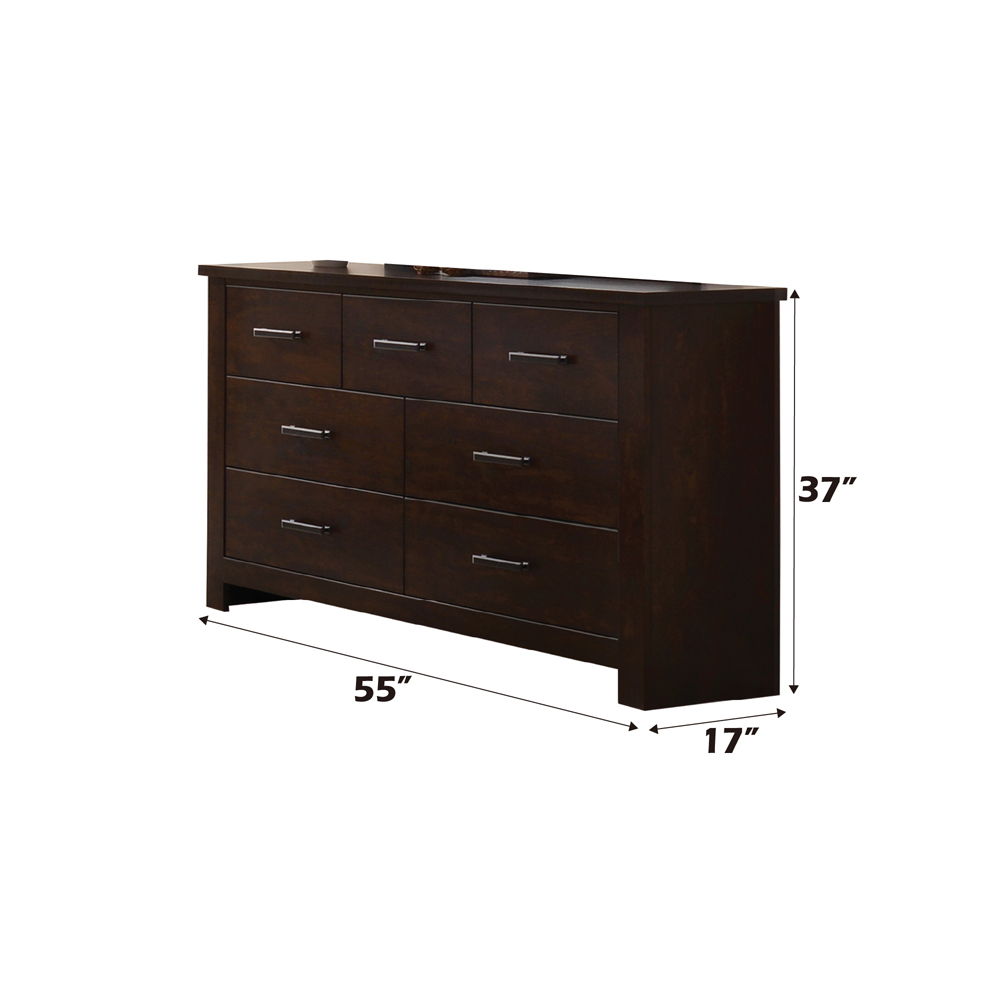 Panang - Dresser - Mahogany, alternate view 2 with wood construction