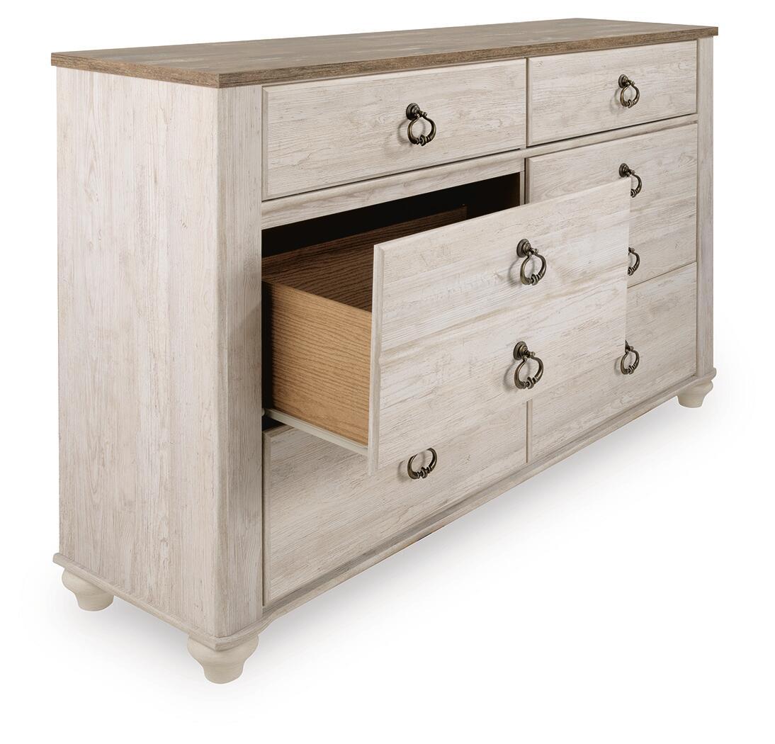Willowton - Dresser, alternate view 3 with wood construction