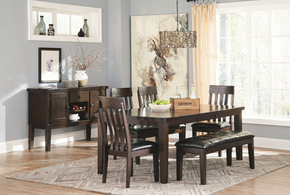 Haddigan - Dining UPH Side Chair (Set of 2) - Dark Brown